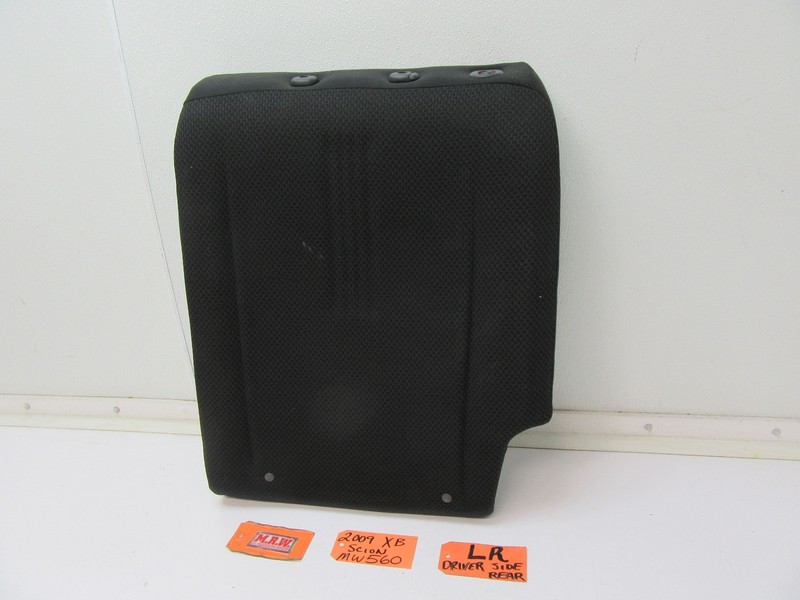 08-15 SCION XB LEFT REAR BACK SEAT UPPER TOP DRIVER SIDE L LH LR CAR BLACK CLOTH
