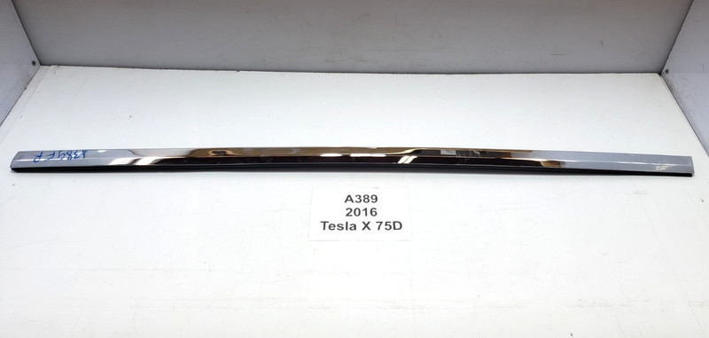 ✅ 16-20 OEM Tesla Model X Front Right Passenger Door Window Belt Molding Trim*