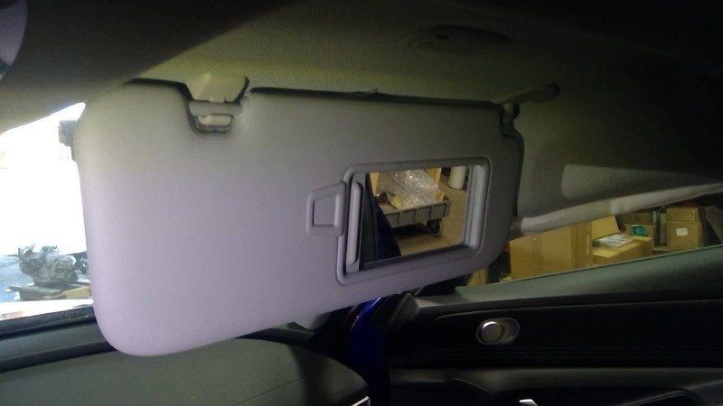 Passenger Sun Visor US Market Without Illumination Fits 21-25 ELANTRA 1782737