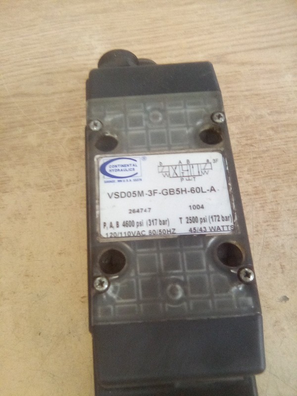 Continental Hydraulics VSD05M-3F-GB5H-60L-A Hydraulic Valve
