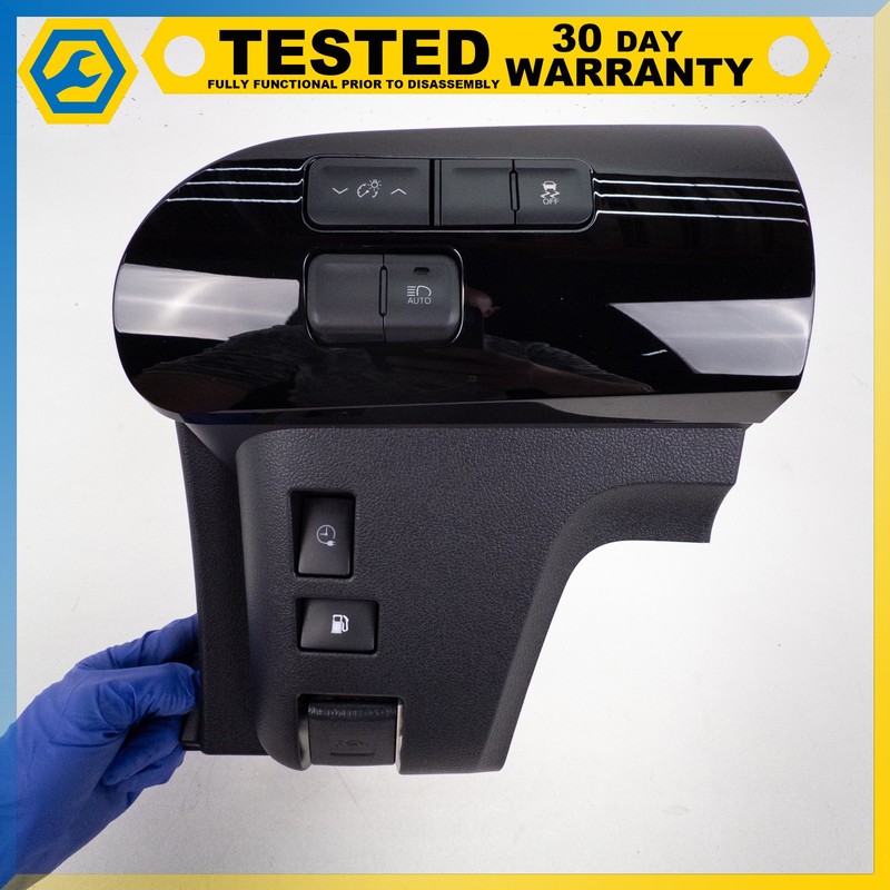 17-22 Toyota Prius Prime DASH DASHBOARD LEFT SIDE LOWER COVER TRIM W/ SWITCH OEM