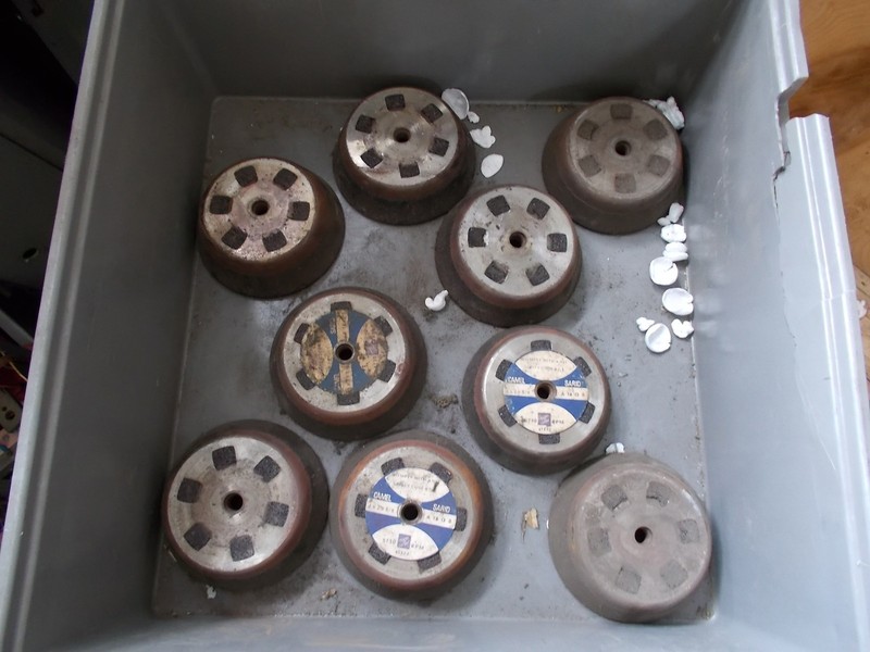 Lot of 9 Grinding Wheels 6x2x5/8 A16QB 5730 RPM 41377 *FREE SHIPPING*