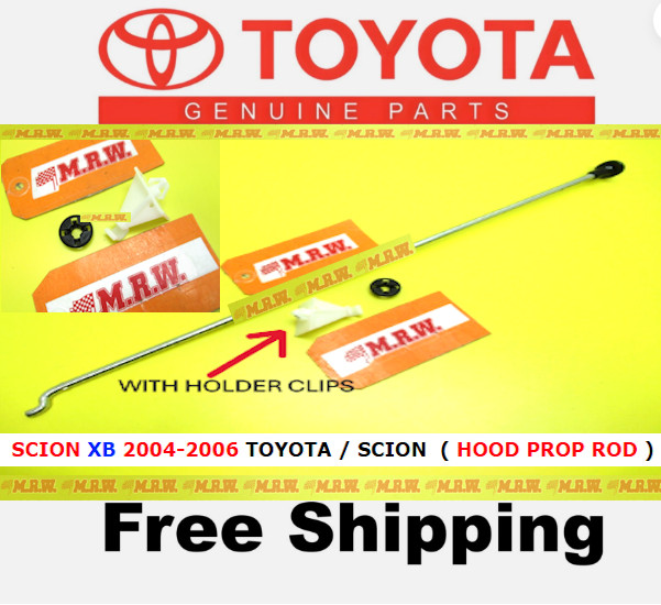 SCION xB 04-06 for HOOD ROD PROP W/ ROUND GROMET HOLE BUSHING CLIP STAY HOLDER 3