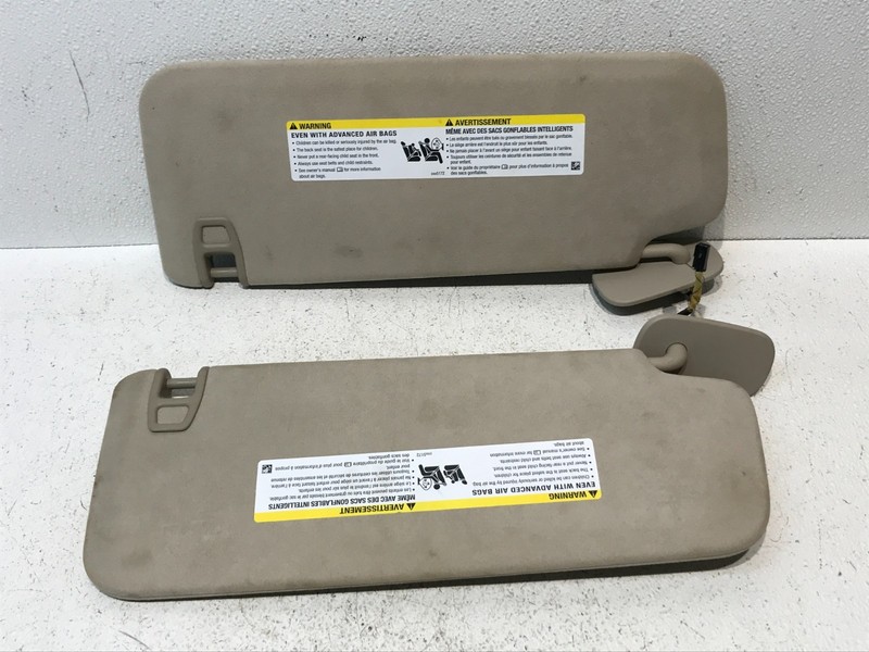15-20 ESCALADE Left Driver Passenger Right Pair Set SUN VISOR OEM Beige