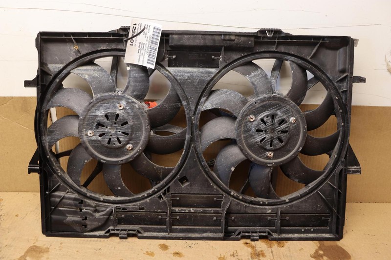 2013-2017 AUDI S5 3.0L ENGINE COOLING FAN SHROUD MOTORS ASSEMBLY OEM