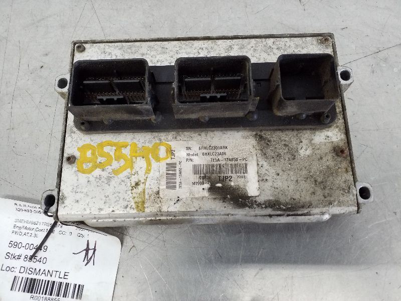 Engine ECM Electronic Control Module Left Hand Firewall Fits 07 FUSION 188855