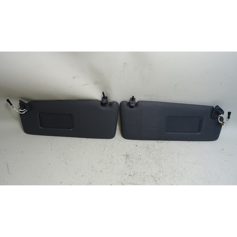 2004-2005 BMW E83 X3 SAV Factory Sun Visor Pair Basalt Grey Vinyl OEM