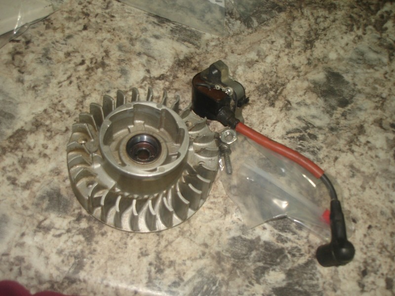 Stihl 042av coil and flywheel chainsaw part only 042 av bin 658