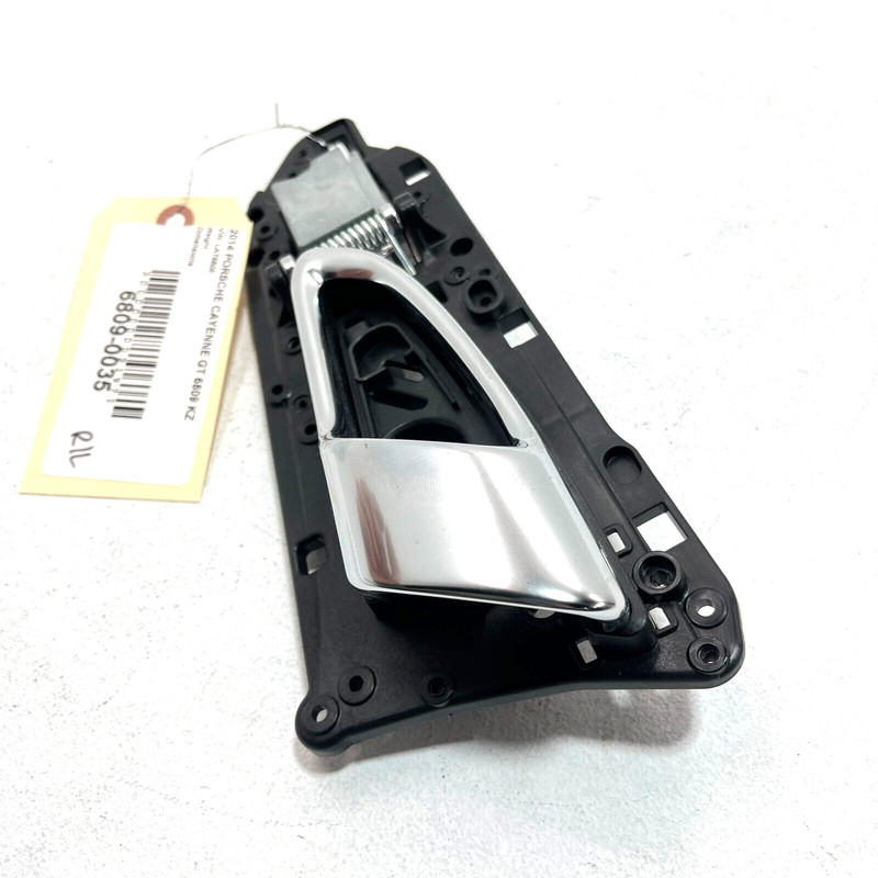 2011-2018 PORSCHE CAYENNE REAR LEFT DRIVER DOOR RELEASE HANDLE OEM
