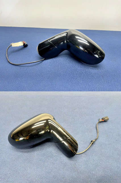 07-08 Saturn Sky Red Line Power Door Side View Mirror Black Set Left + Right OEM