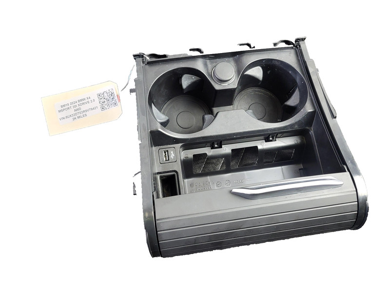 2022-2025 Bmw X4 30i Center Console Cup Holder Storage Tray OEM 51165A192C3