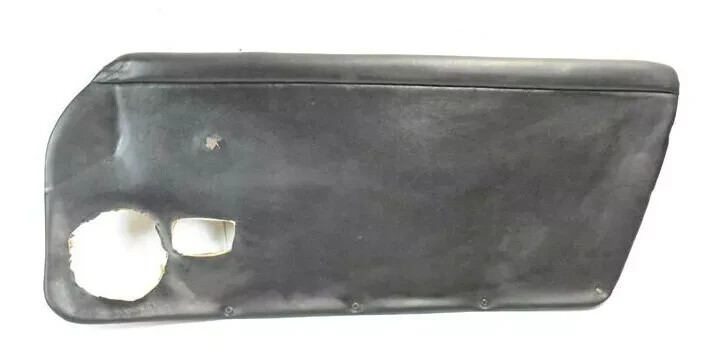 1972-1974 Porsche 914 Front Right Door Panel Leatherette Brickmold Black OEM