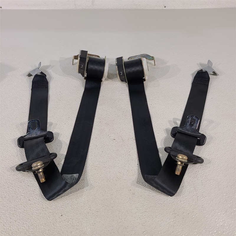 94-98 Ford Mustang Gt Coupe Rear Seat Belt Retractors Black Aa7359