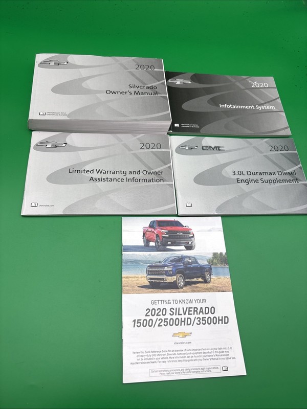 2020 Chevrolet Silverado Owners Manual Infotainment Supplement W/ Free Shipping