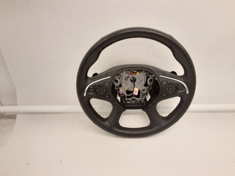 18-21 Buick Enclave Steering Wheel Non Heated Leather Jet Black 84462136