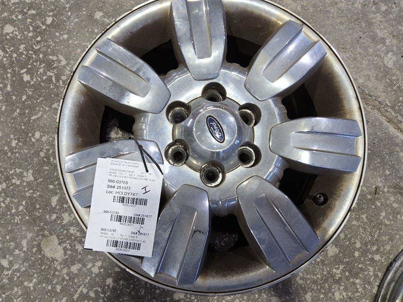 2009-2012 Ford F150 Wheel Rim 18x7-1/2 Aluminum 7 Solid Spokes Chrome Clad