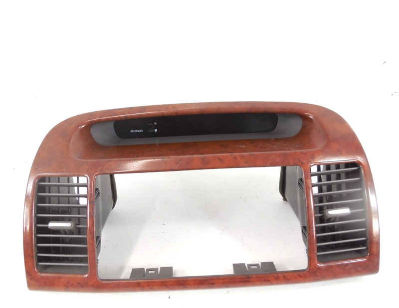 2002 02 Toyota Camry Center Dashboard Radio Trim Surround W/ Air Vents OEM