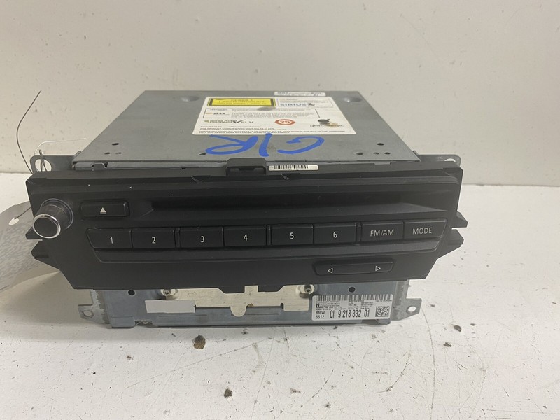 2011 BMW 328i 2 DIN Radio Stereo 6512 CI 9218 332 01 CD Disc Player Satellite