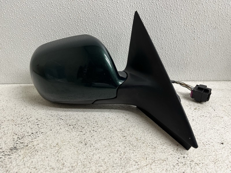1999 Audi A6 Right Passenger Door Mirror 7 and 4 Wire Connector Plug Glass Oem