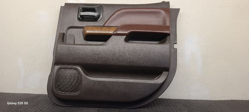 15-19 Chevrolet Silverado Crew Cab Rear Right Door Trim Panel Cocoa OEM 84365026