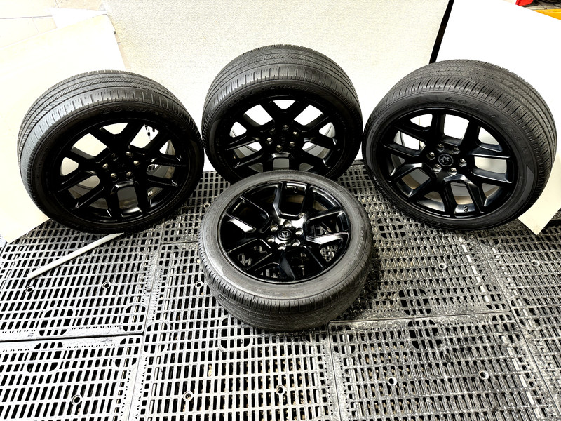 ✅ 2019-2024 RAM 1500 LARAMIE OEM (4) ALLOY WHEEL RIM TIRE R22 6-LUGS P285/45 22