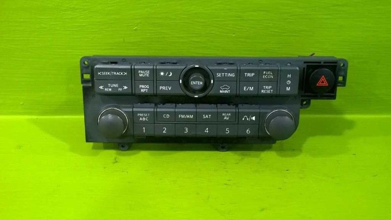 04 NISSAN QUEST 3.5 SL RADIO CONTROL PANEL OEM 797-17