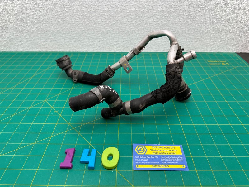 13-17 Audi S4 S5 3.0L ENGINE WATER COOLANT RADIATOR HOSE PIPE LINE OEM