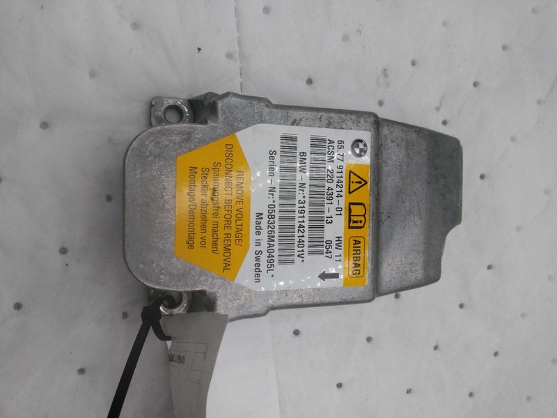 Used Air Bag Module fits: 2006 Bmw 530I Air Bag front main control Grade A