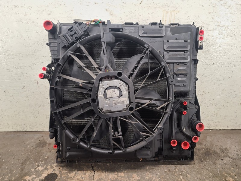 BMW X5 Loaded Radiator Condenser Cooling Fan Power Steering Cooler OEM 2005 2006