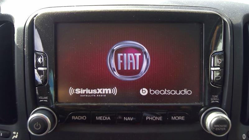 2014-2015 Fiat 500 4 Door Navigation GPS Nav Radio Stereo Media Info Menu Center