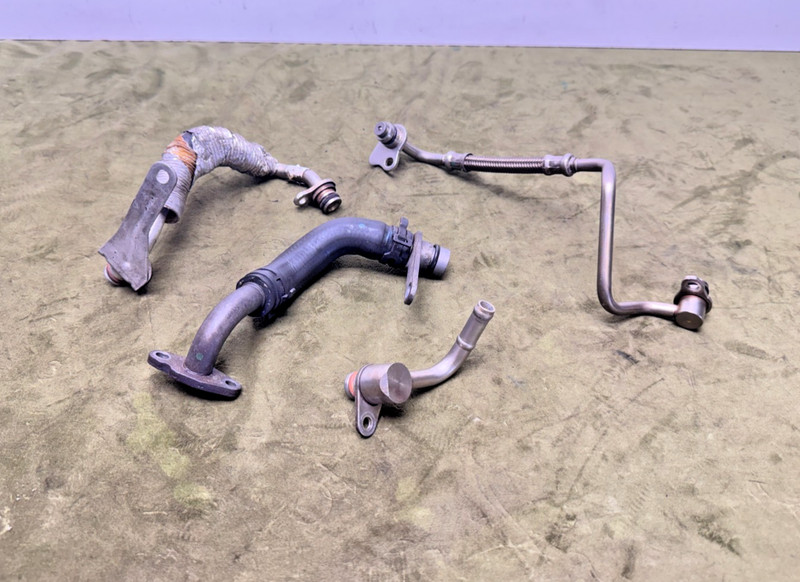 11–19 BMW F20 F21 F22 328iX 428iX 528i Z4 Turbo Oil Coolant Lines Pipes Set OEM