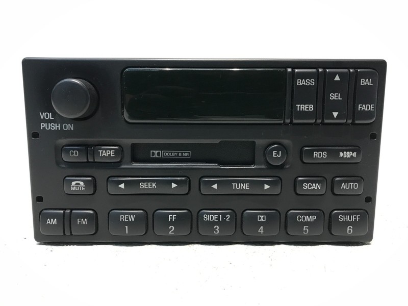 99-04 Ford Expedition Mercury AM FM Cassette with CD Controls XL1F-18C870-AE