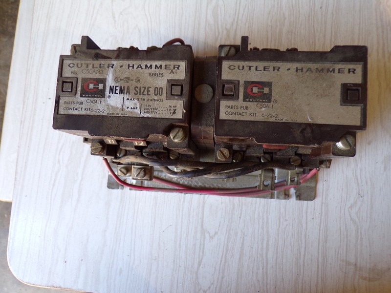 Cutler Hammer C50AN3 Contact Kit 6-22-2 Nema 00 Parts Pub C50A-1 Max 3PH Ratings