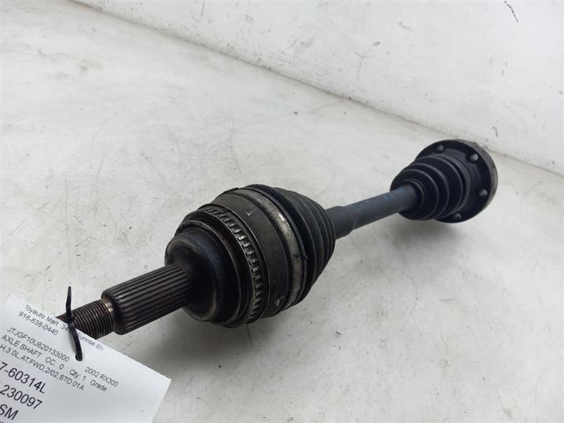 99-03 LEXUS RX300 3.0L FWD AT DRIVER SIDE FRONT AXLE SHAFT