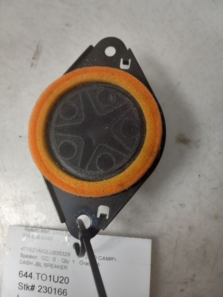 2020 TOYOTA CAMRY XSE DASH JBL SPEAKER