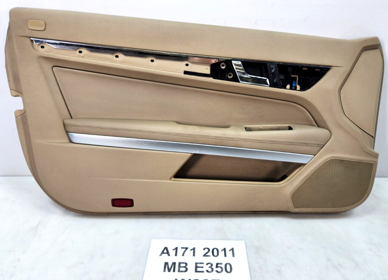 ✅ 11-13 OEM Mercedes A207 E350 E550 Front Left Driver Interior Door Panel Trim