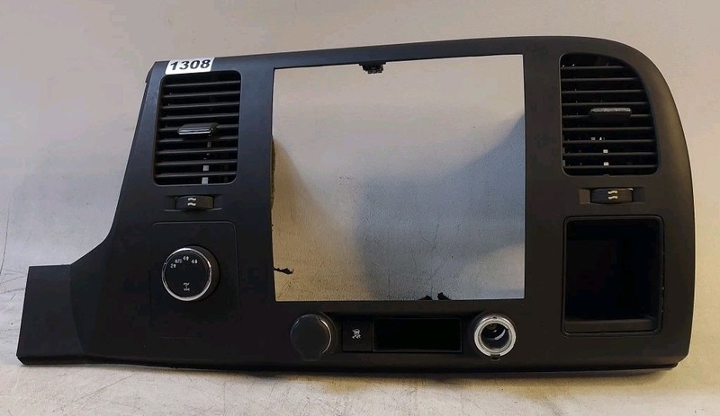 2010 Chevy Silverado 1500 Extended Cab Dash Radio Bezel Vent Controls Black OEM