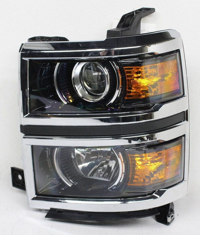 OEM Left Driver Side Halogen Headlamp For Chevrolet Silverado 1500 LT, 1500 WT
