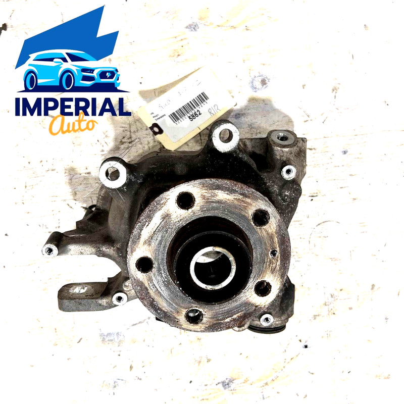 2011-2018 Cayenne Porsche Rear Right Passenger Suspension Knuckle Housing OEM