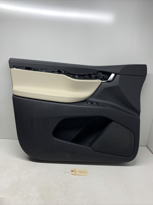 16-20 Tesla Model X Front Driver Side Door Panel Trim Card Left Assembly 5669 C2