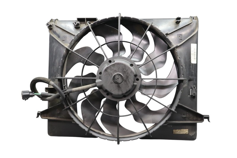 09-14 Hyundai Genesis Engine Cooling Radiator Fan Motor Shroud Assembly Oem