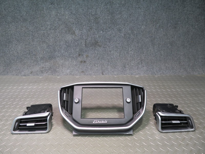 14-17 MASERATI GHIBLI M157 DASH CENTER LEFT RIGHT A/C AIR VENT GRILLE BEZEL SET