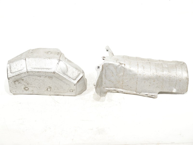 11-13 MINI Cooper R56 1.6L Exhaust Manifold Heat Shield Cover Plate OEM Set of 2