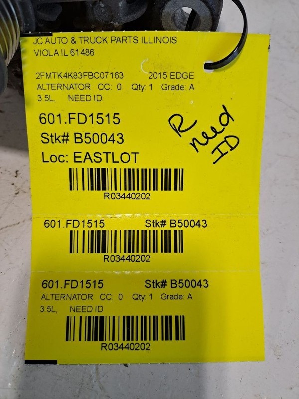 Alternator 175 Amp Fits 17-20 LINCOLN CONTINENTAL 3440202
