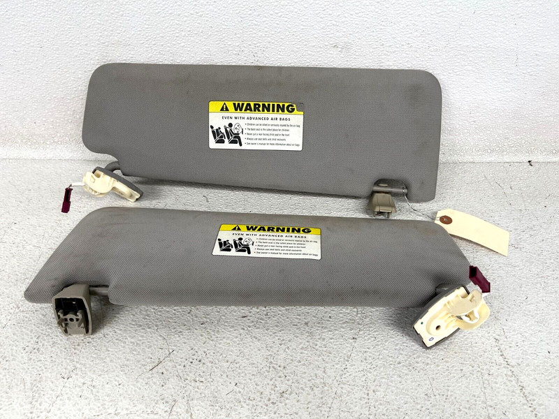 ⭐10-17 BMW 5-SERIES GT F07 FRONT UPPER SUN VISOR SHADE BLOCK GRAY OEM LOT2290