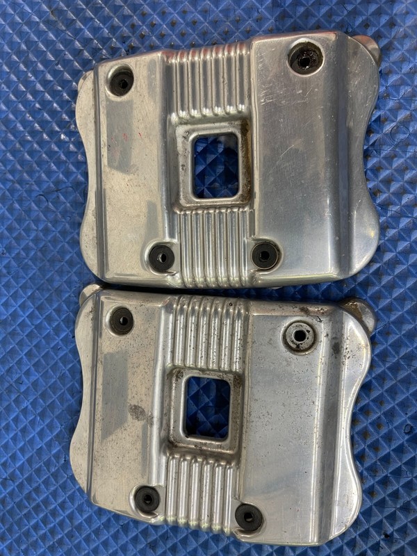 Harley Davidson Sportster 883 1200 Chrome Cylinder Head Cover Rocker Covers Oem