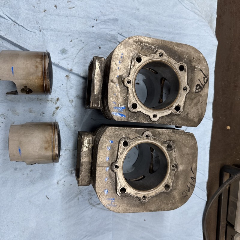1988 Yamaha PhazerPz480 vintage snowmobile motor cylinder Jugs #14