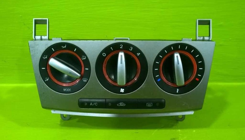 07-09 MAZDA 3 TEMPERATURE CLIMATE CONTROL SWITCH (SILVER PANEL) OEM 3647-2