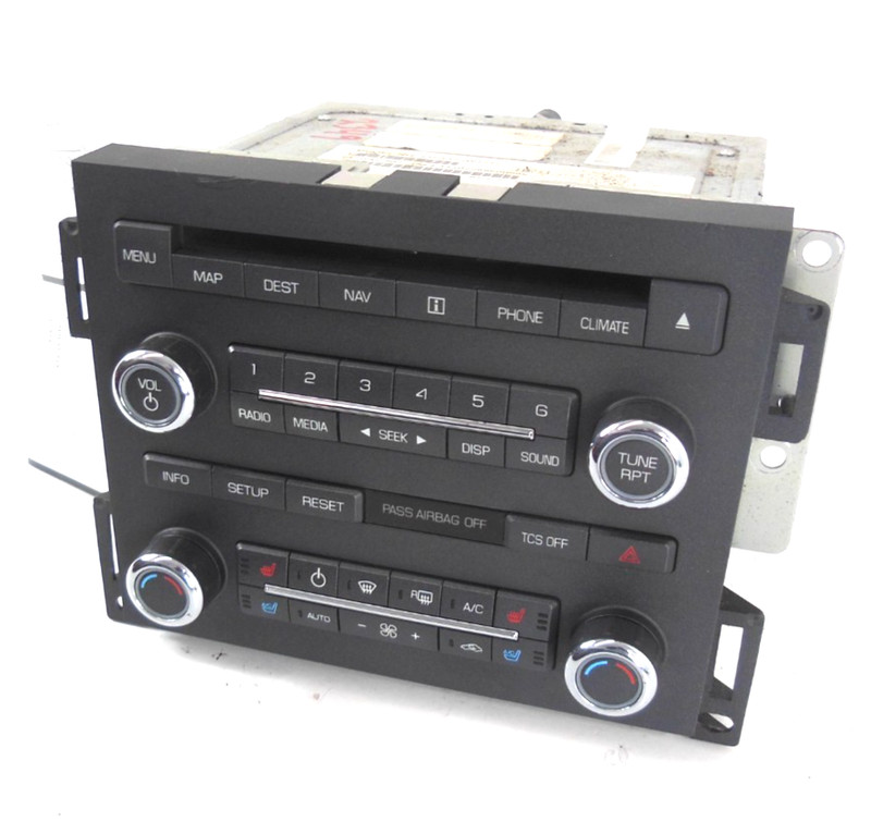 2011 11 Lincoln MKS Radio CD Disc Cassette Player Receiver & Climate Control OEM