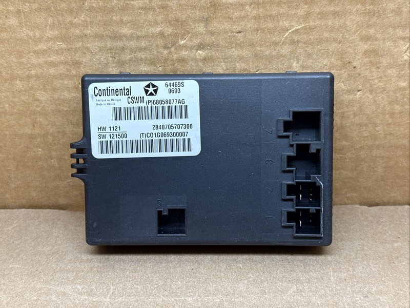 2011-2022 Chrysler 300 Front Driver Seat Heat Control Module 68058077AG